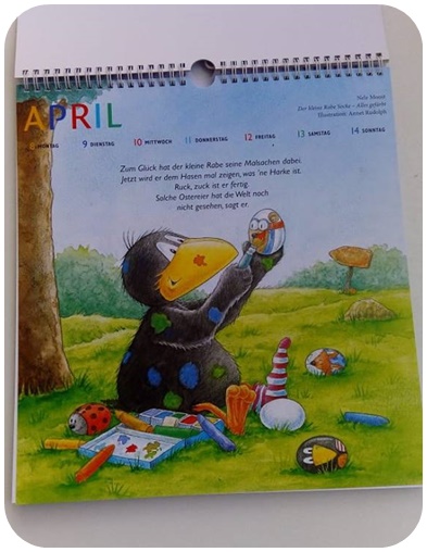 alt="Kalenderblatt - Arche Kinder Kalender 2019"
